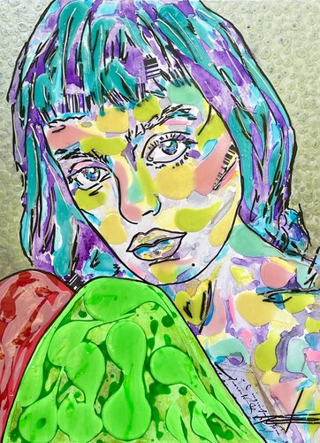 Pop and Colors von Karine Langevin Kjl, Malerei kaufen auf Singulart