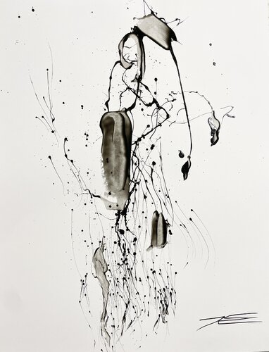 Exhalaison par Karine Langevin Kjl, Œuvre sur papier en vente sur Singulart