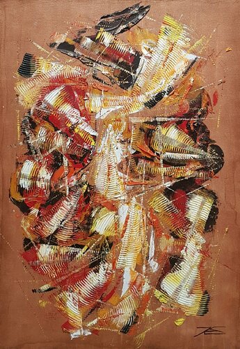 Pétale de Femme par Karine Langevin Kjl, Peinture en vente sur Singulart