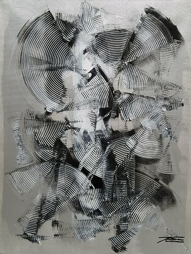 Silver von Karine Langevin Kjl, Malerei kaufen auf Singulart