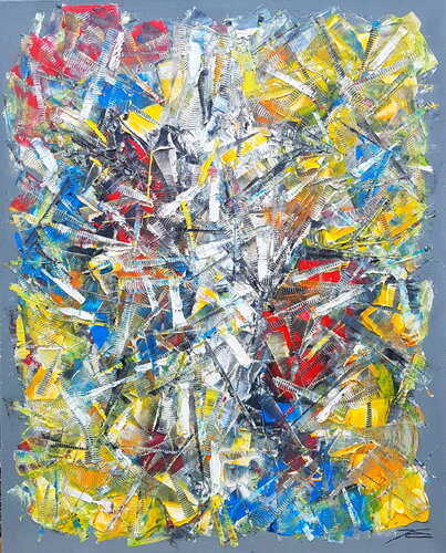 Jardin d'Eté von Karine Langevin Kjl, Malerei kaufen auf Singulart