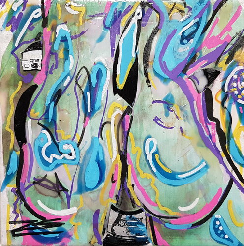 Florence / Homme - Fesse d'Homme von Karine Langevin Kjl, Malerei kaufen auf Singulart