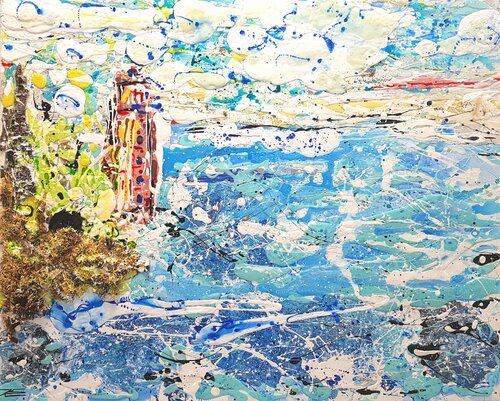 Le Phare par Karine Langevin Kjl, Peinture en vente sur Singulart
