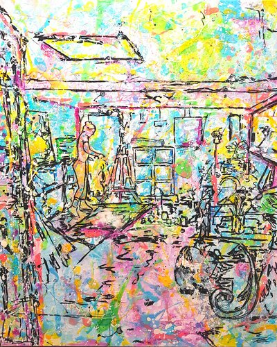 L'Atelier von Karine Langevin Kjl, Malerei kaufen auf Singulart