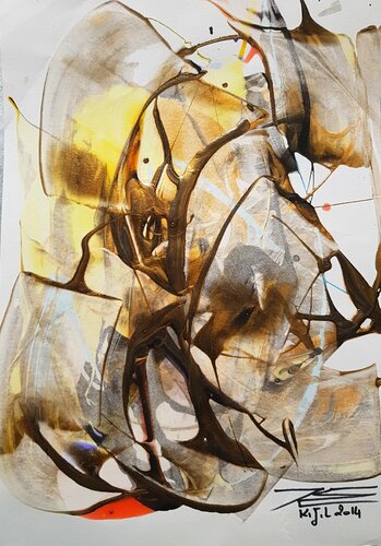 14739 Soleil de Printemps di Karine Langevin Kjl, Opera su carta in vendita su Singulart