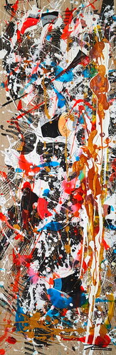 Cité d'Or 1 di Karine Langevin Kjl, Pittura in vendita su Singulart
