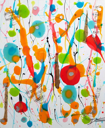 Lancer de Bulles von Karine Langevin Kjl, Malerei kaufen auf Singulart