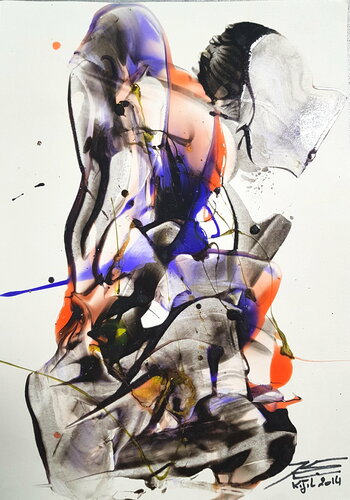 14768 par Karine Langevin Kjl, Œuvre sur papier en vente sur Singulart