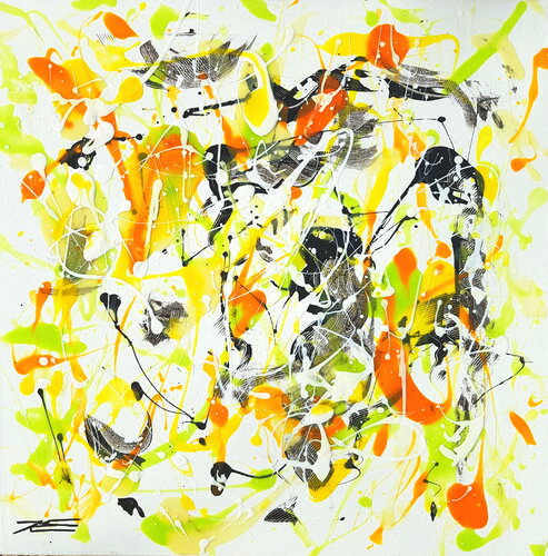 Colibri di Karine Langevin Kjl, Pittura in vendita su Singulart