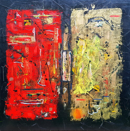 SONGE - Série ZEN - 1998 by Karine Langevin Kjl, 회화 for Sale on Singulart