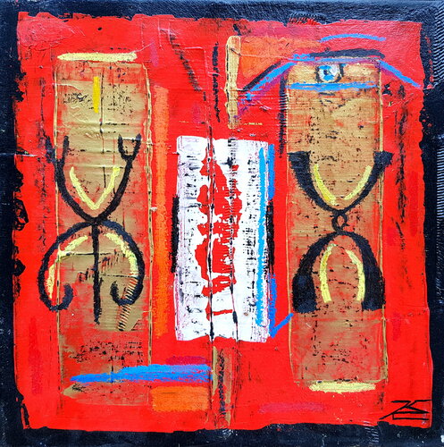 Z1 de Zenissime - Série ZEN - 1998 par Karine Langevin Kjl, Peinture en vente sur Singulart