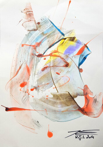 14732 Levez les Voiles ! von Karine Langevin Kjl, Werk auf Papier kaufen auf Singulart