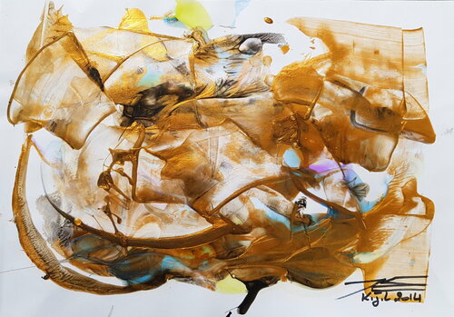 Dessin 14027 Animal : Elan di Karine Langevin Kjl, Opera su carta in vendita su Singulart