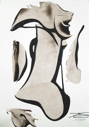 85 Le Nez 2 von Karine Langevin Kjl, Werk auf Papier kaufen auf Singulart