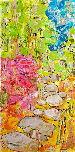 L'Ecriture des Couleurs by Karine Langevin Kjl, 油畫 for Sale on Singulart