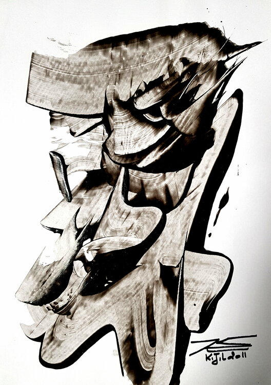 Dessin 328 B Le Samouraï 2 Karine Langevin Kjl