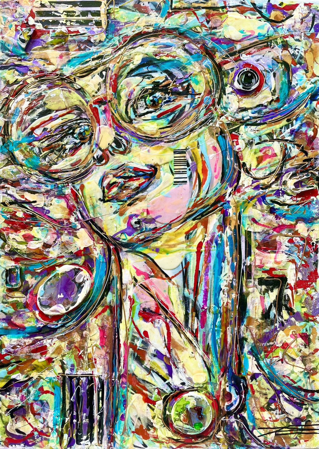 Echo Karine Langevin Kjl Original painting for sale