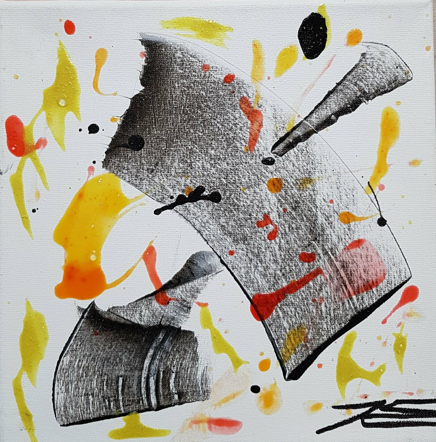 Rouge à Lèvres Karine Langevin Kjl Originalgemälde zu verkaufen