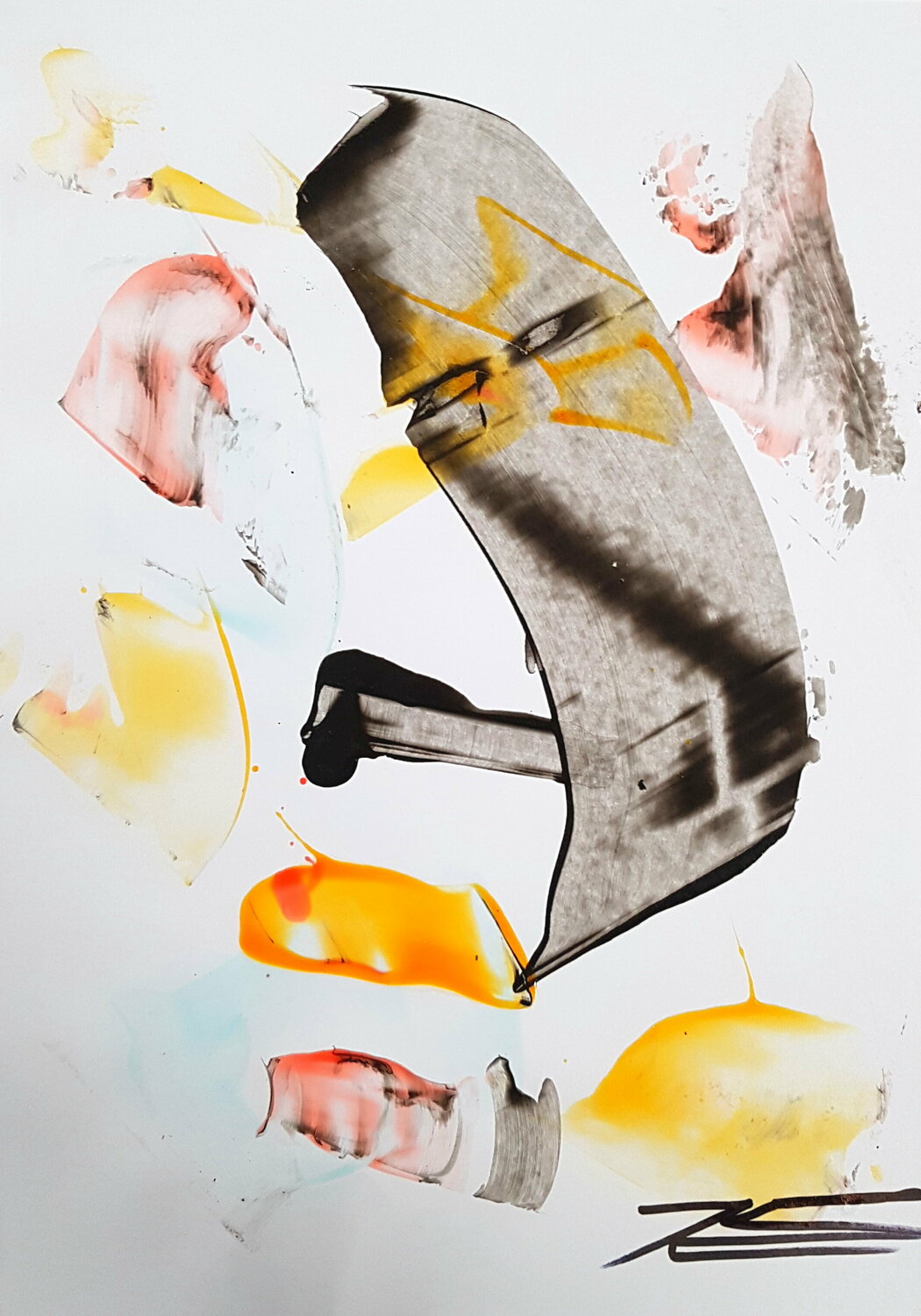 Dessin 15010 Le Boxeur Karine Langevin Kjl Werk auf Papier zu verkaufen