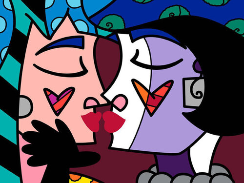 Sweet Heart van Romero Britto, Afdruk te koop op Singulart
