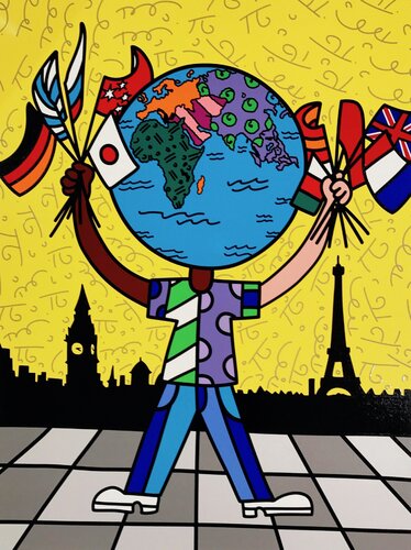 Eurasia van Romero Britto, Afdruk te koop op Singulart