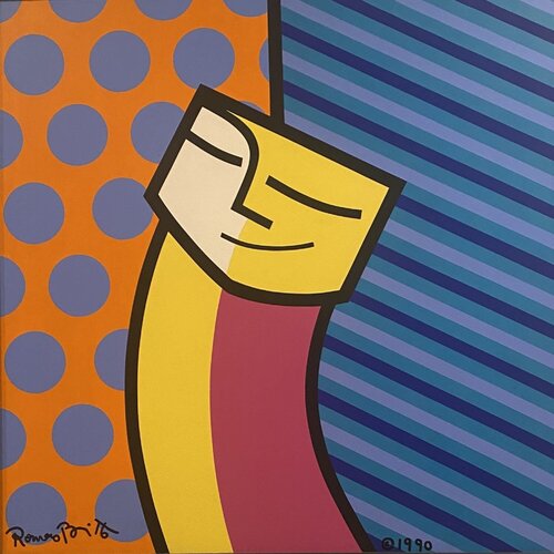 The Smile van Romero Britto, Schilderij te koop op Singulart