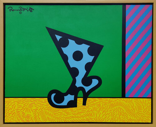 THE BOOT van Romero Britto, Schilderij te koop op Singulart