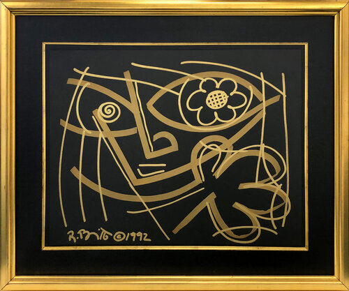 UNTITLED (ORIGINAL) van Romero Britto, Werk op papier te koop op Singulart