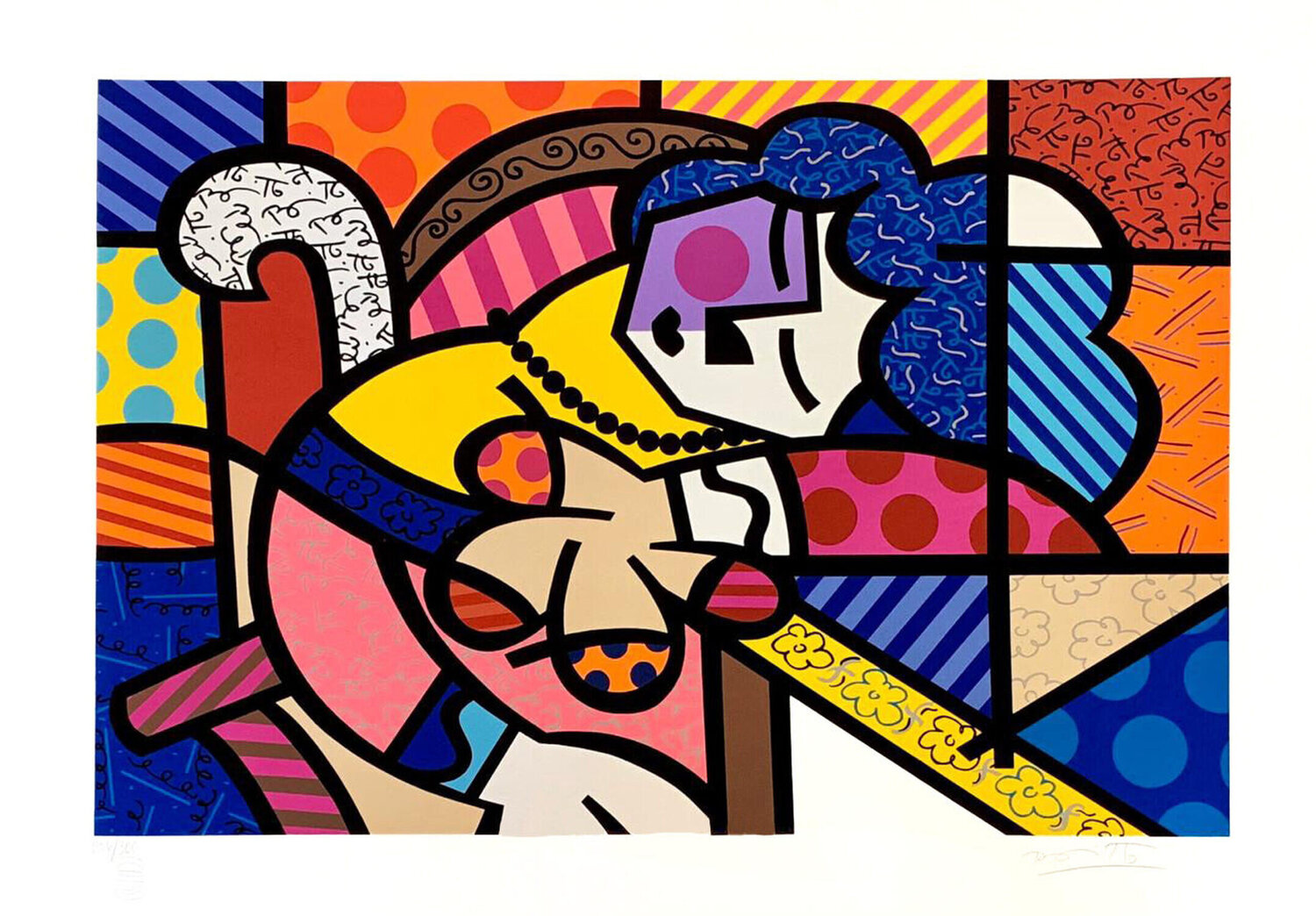 Penelope of Modern Day Romero Britto Druck zu verkaufen