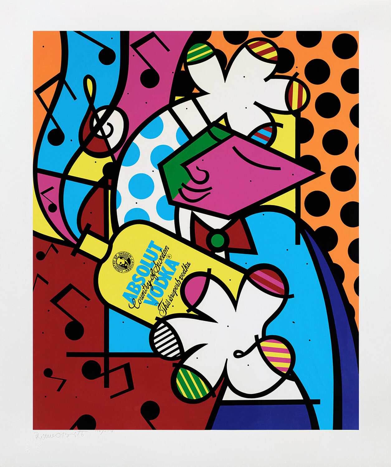 ABSOLUT BRITTO II Romero Britto Stampa in vendita