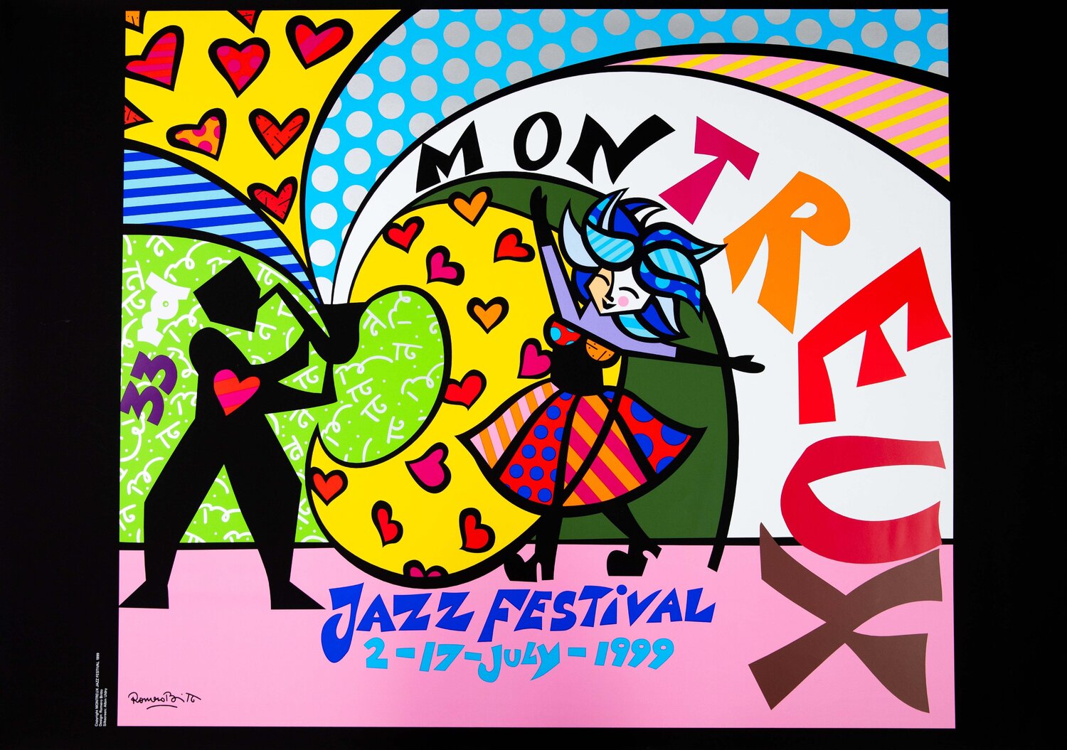 Montreux Jazz Festival Romero Britto Druck zu verkaufen