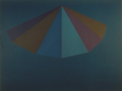 A Pyramid (from the portfolio "For Joseph Beuys") van Sol LeWitt, Afdruk te koop op Singulart