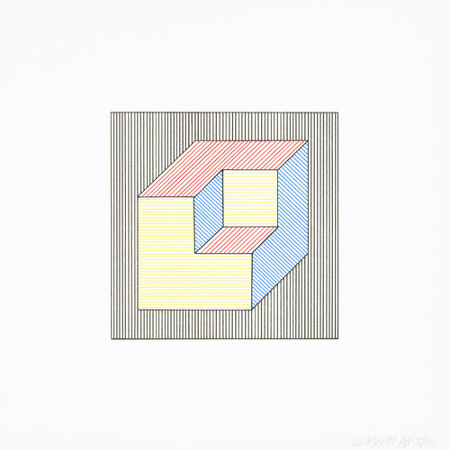 Twelve Forms Derived From a Cube 47 van Sol LeWitt, Afdruk te koop op Singulart
