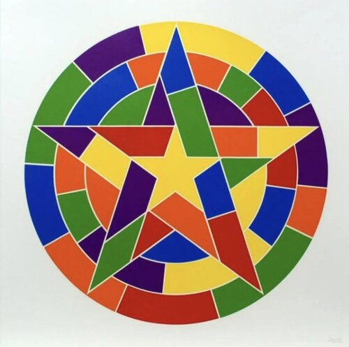 Tondo 3 (5 point star) van Sol LeWitt, Afdruk te koop op Singulart
