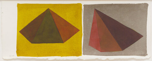 Pyramids van Sol LeWitt, Werk op papier te koop op Singulart