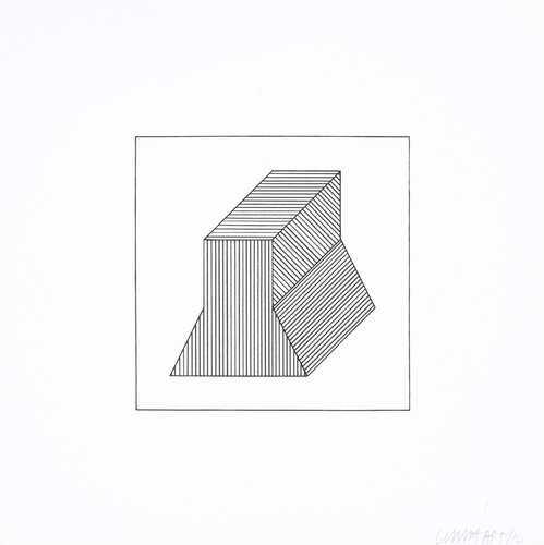 Twelve Forms Derived From a Cube 38 van Sol LeWitt, Afdruk te koop op Singulart