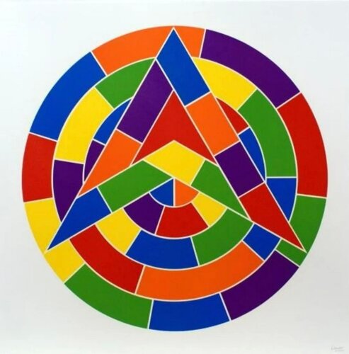 Tondo 1 (3 point star) van Sol LeWitt, Afdruk te koop op Singulart