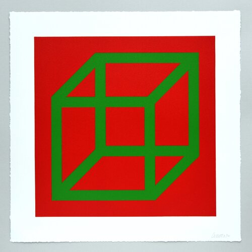 Open Cube in Color on Color Plate 22 van Sol LeWitt, Afdruk te koop op Singulart
