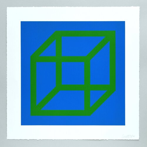 Open Cube in Color on Color Plate 24 van Sol LeWitt, Afdruk te koop op Singulart