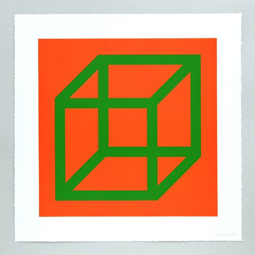 Open Cube in Color on Color Plate 25 van Sol LeWitt, Afdruk te koop op Singulart