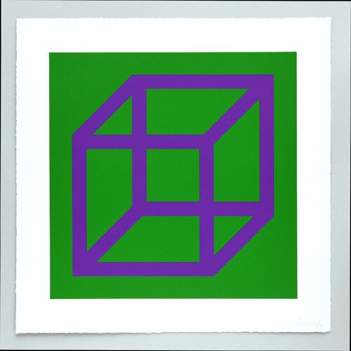 Open Cube in Color on Color Plate 30 van Sol LeWitt, Afdruk te koop op Singulart