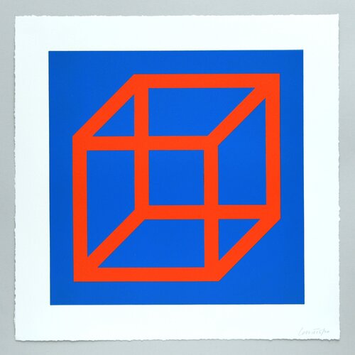 Open Cube in Color on Color Plate 20 van Sol LeWitt, Afdruk te koop op Singulart