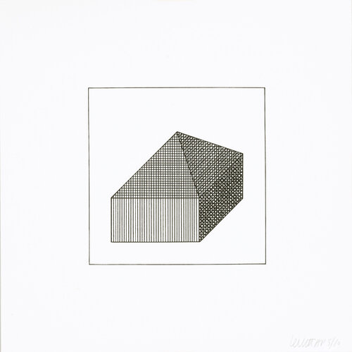 Twelve Forms Derived From a Cube 10 di Sol LeWitt, Stampa in vendita su Singulart