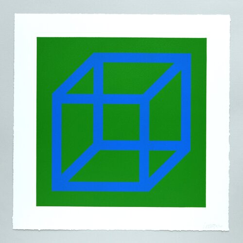 Open Cube in Color on Color Plate 12 van Sol LeWitt, Afdruk te koop op Singulart