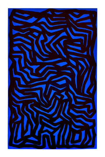 Loops & Curves Blue/Red van Sol LeWitt, Afdruk te koop op Singulart
