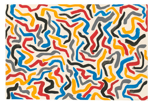 Squiggly Brushstrokes van Sol LeWitt, Werk op papier te koop op Singulart