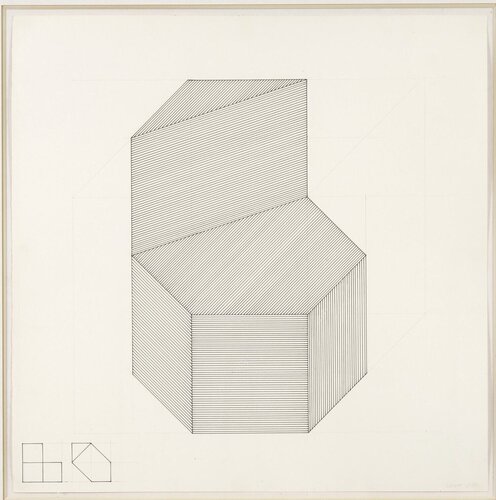 Untitled (Black and White Drawing) van Sol LeWitt, Werk op papier te koop op Singulart