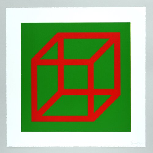 Open Cube in Color on Color Plate 04 van Sol LeWitt, Afdruk te koop op Singulart