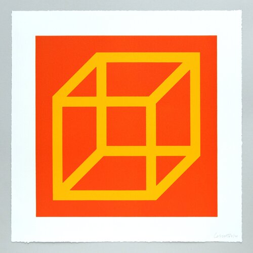 Open Cube in Color on Color Plate 07 van Sol LeWitt, Afdruk te koop op Singulart