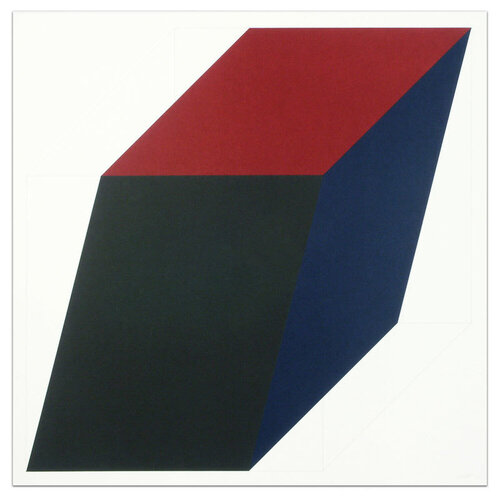Forms Derived from a Cube (Colors Superimposed), Plate #03 van Sol LeWitt, Afdruk te koop op Singulart